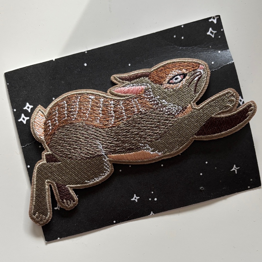 Stay Home Club Iron-On Bunny Rabbit Patch